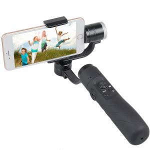 AFI V3 3-assige handheld gimbalstabilisator voor smartphone Verticaal fotograferen Panoramamodus met APP-bediening, Gezicht volgen (zwart)